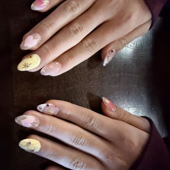 Diamond Nails - Manicurist Jason doing Gel-X custom nails - Nail Salons Near Me - Roseville, California Diamond Nails - Manicurist Jason doing Gel-X custom nails - Nail Salons Near Me - Roseville, California
