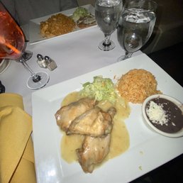 Arroz con Pollo y Pollo Margaritas mmm both great dishes and live band on a Friday