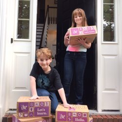 K12 - Happy day: study materials from K12 have been delivered :)