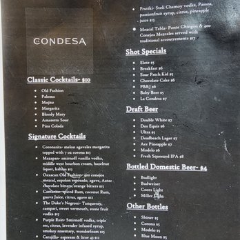 La Condesa - Drinks - Mexican Near Me - El Paso, Texas La Condesa - Drinks - Mexican Near Me - El Paso, Texas