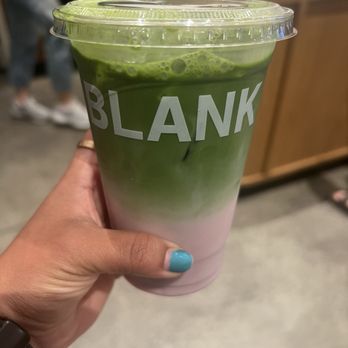 Blank Street - Blueberry Matcha - Coffee & Tea Near Me - Boston, Massachusetts Blank Street - Blueberry Matcha - Coffee & Tea Near Me - Boston, Massachusetts
