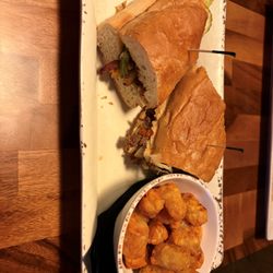 Philly Cheese Steak with Tater Tots