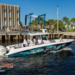 OAPB Fishing - 35' Boston Whaler Kingfish Tournament wrap