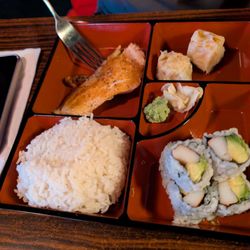Masa Japanese Hibachi - Salmon option for lunch special