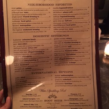 Au Cheval - Menu 1 - Bars Near Me - Chicago, Illinois