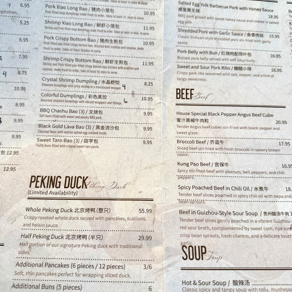 Bao and Spices - Menu - Chinese Near Me - Katy, Texas