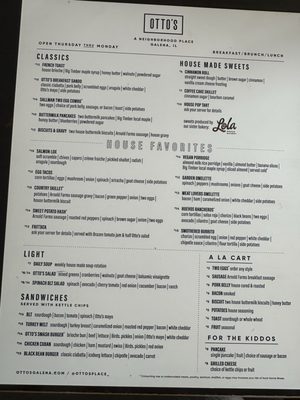 Menu photo 2 Otto's Place Galena, IL Menu photo 2 Otto's Place Galena, IL