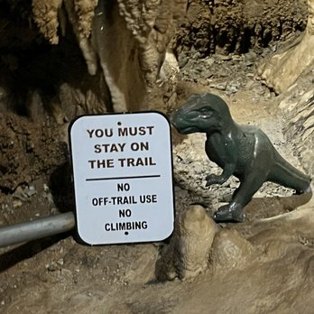 Crystal Onyx Cave - Cute stay on trail dino - Landmarks & Historical Buildings Near Me - Cave City, Kentucky Crystal Onyx Cave - Cute stay on trail dino - Landmarks & Historical Buildings Near Me - Cave City, Kentucky