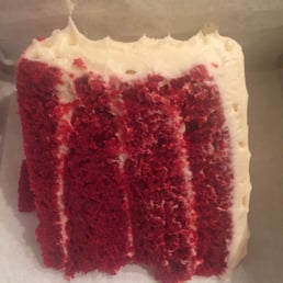 Slice Red Velvet Cake
