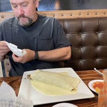 El Nuevo Tequila Mexican Restaurant - Burrito California was size of Hubbys arm - Mexican Near Me - Kinston, North Carolina