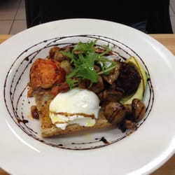 Verdict Bar & Tapas - Mate's brekky, tasty and looks fab.