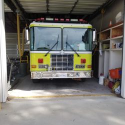 CAL FIRE San Luis Obispo County Fire Department Station - SLO station 20s OES engine waiting to provide mutual aid.