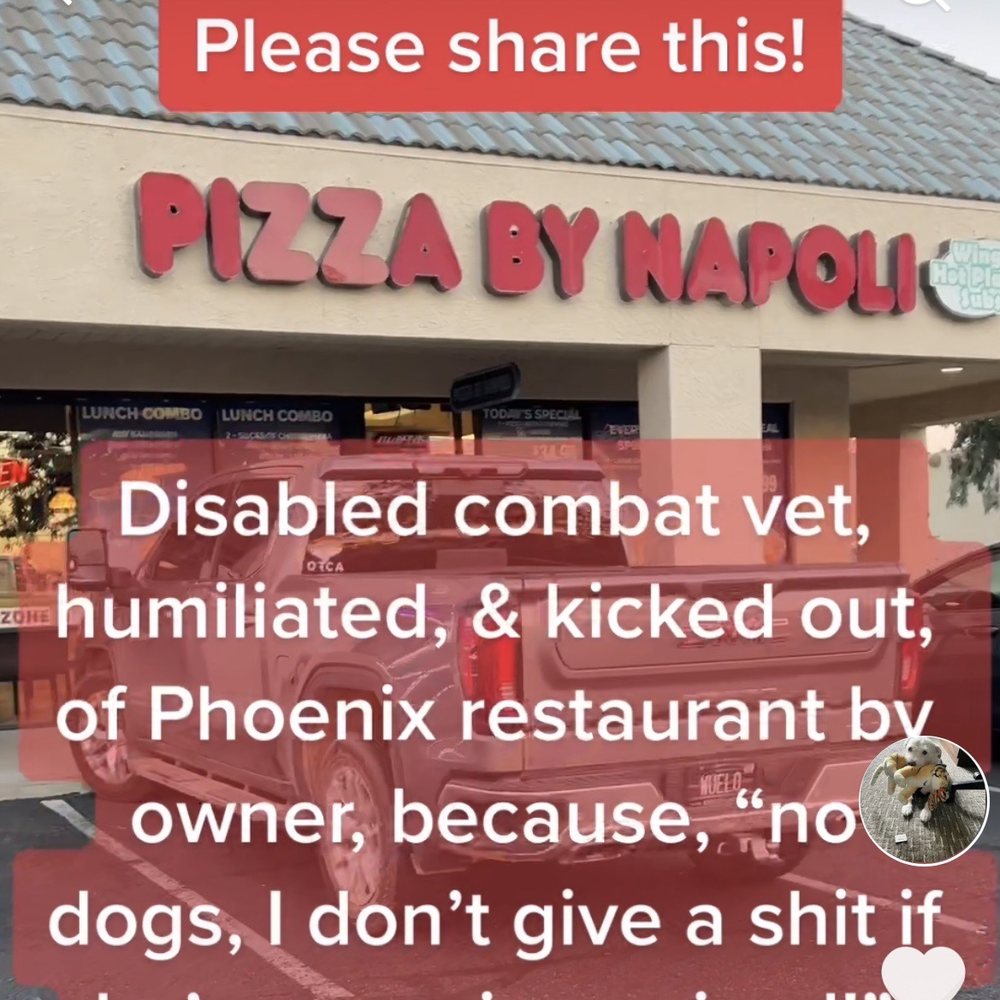 Pizza by Napoli - They don't care about the law, or our brave vets! - Pizza Near Me - Phoenix, Arizona Pizza by Napoli - They don't care about the law, or our brave vets! - Pizza Near Me - Phoenix, Arizona