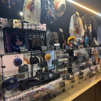 One Piece Cafe - Merch wall - Themed Cafes Near Me - Las Vegas, Nevada One Piece Cafe - Merch wall - Themed Cafes Near Me - Las Vegas, Nevada