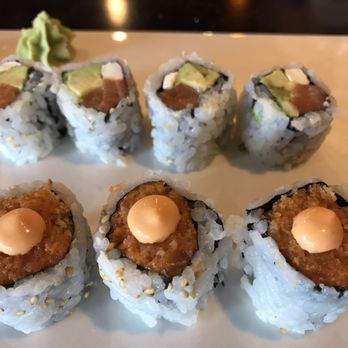 Beijing & Tokyo - Polly roll and spicy salmon roll - Sushi Bars Near Me - Winter Garden, Florida Beijing & Tokyo - Polly roll and spicy salmon roll - Sushi Bars Near Me - Winter Garden, Florida