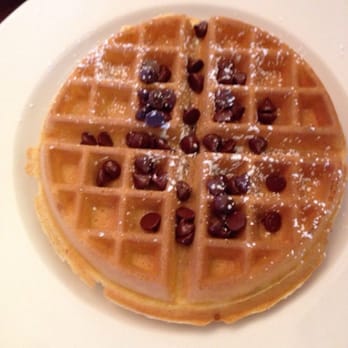 Boulevard Cafe - Belgian waffle with chocolate chips. - New American Near Me - Daly City, California