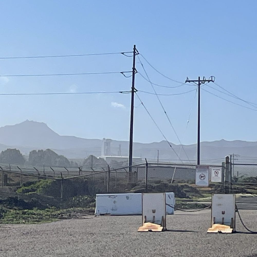 Surf Beach - Amtrak Station - View of one of the Rocket pads from station - Train Stations Near Me - Lompoc, California Surf Beach - Amtrak Station - View of one of the Rocket pads from station - Train Stations Near Me - Lompoc, California