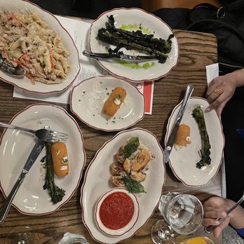 Pelato - Campanelle alla Boscaiola, Eggplant Parm Stuffed Bread, Burnt Broccolini - Italian Near Me - Nashville, Tennessee Pelato - Campanelle alla Boscaiola, Eggplant Parm Stuffed Bread, Burnt Broccolini - Italian Near Me - Nashville, Tennessee