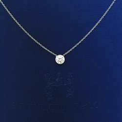 Shreve Crump & Low - Engagement ring to bezel set necklace conversion. Beautifully done