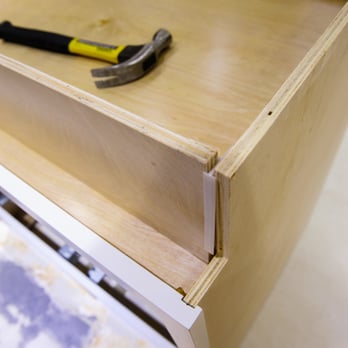 All Wood Cabinetry - Rush job on attaching the toe kick (it does not lay flat and is a little crocked). - Cabinetry Near Me - Bartow, Florida All Wood Cabinetry - Rush job on attaching the toe kick (it does not lay flat and is a little crocked). - Cabinetry Near Me - Bartow, Florida