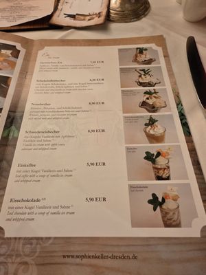 Menu photo 3 Sophienkeller Dresden, SN