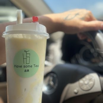 Have Some Tea - Mango purple rice mochi smoothie - Bubble Tea Near Me - Kaneohe, Hawaii