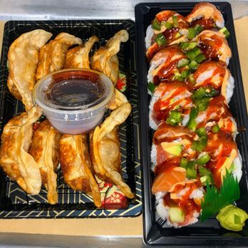 Sushi Dojo - Chicken pot stickers & One inch punch specialty rolls - Sushi Bars Near Me - Southlake, Texas Sushi Dojo - Chicken pot stickers & One inch punch specialty rolls - Sushi Bars Near Me - Southlake, Texas