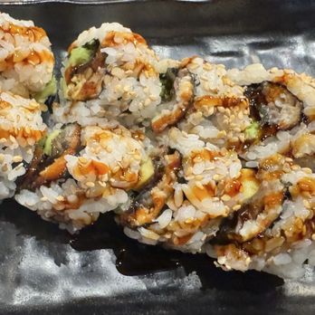 Sushi Blue Wave - Unagi roll - simple, inexpensive but very very good - Sushi Bars Near Me - Lihue, Hawaii Sushi Blue Wave - Unagi roll - simple, inexpensive but very very good - Sushi Bars Near Me - Lihue, Hawaii