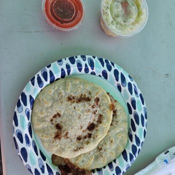 Pupusa Time - Two papusa plate $10 - Salvadoran Near Me - San Jose, California