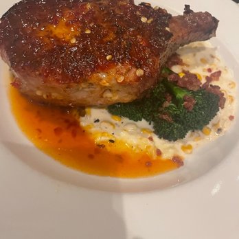 Bin 35 Bistro - Grilled Pork Chop* - New American Near Me - Tulsa, Oklahoma