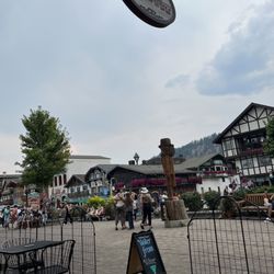 Water From Wine - Leavenworth - View from the patio - right downtown