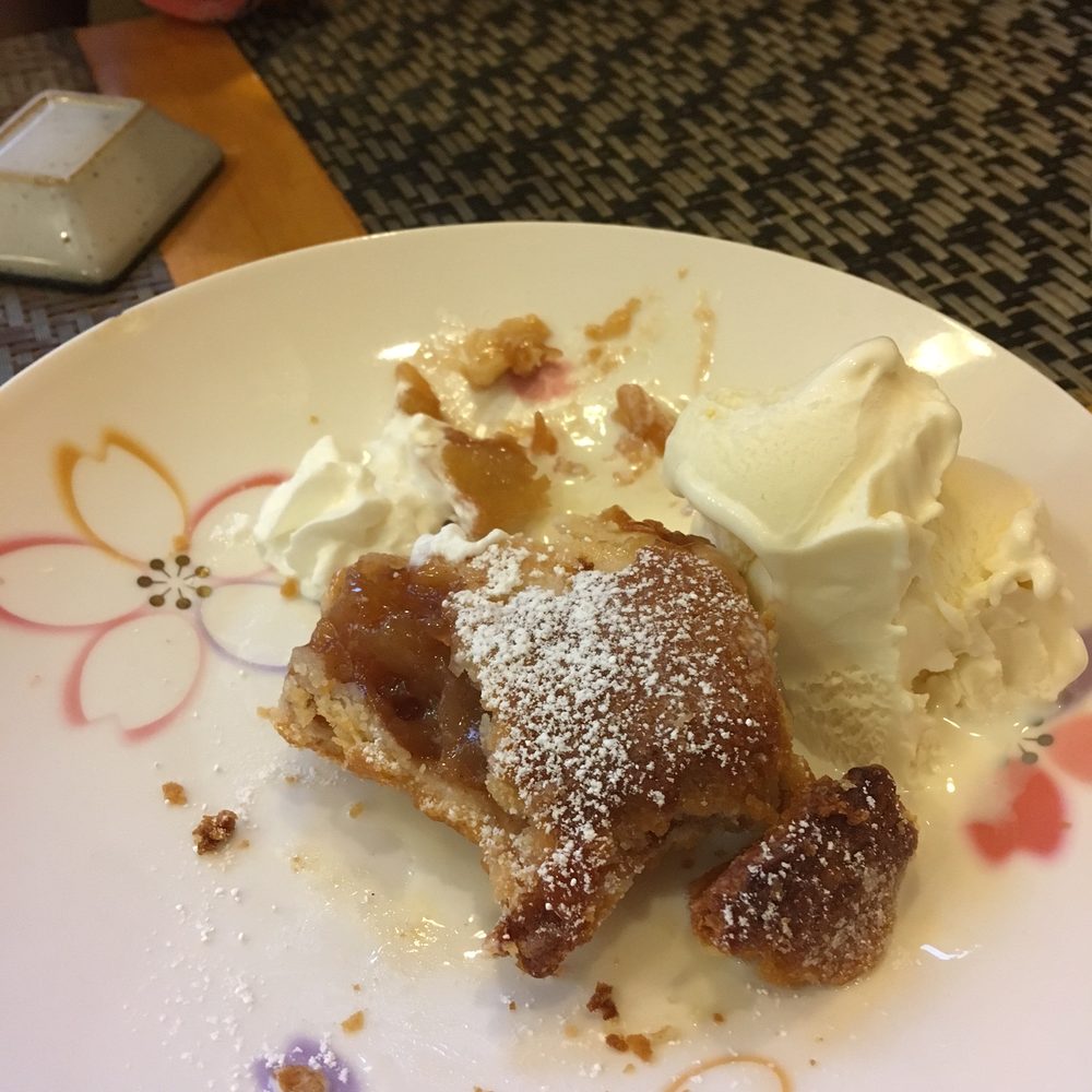 Takumi Japanese Restaurant - Delectable Japanese apple pie (attacked before I could snap a picture) - Japanese Near Me - Commack, New York Takumi Japanese Restaurant - Delectable Japanese apple pie (attacked before I could snap a picture) - Japanese Near Me - Commack, New York