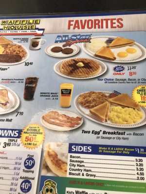 Menu photo 4 Waffle House Clermont, FL