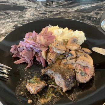Xtreme Eatz Personal Chefs Cater - Beef tenderloin, cabbage, and mashed potatoes - Personal Chefs Near Me Xtreme Eatz Personal Chefs Cater - Beef tenderloin, cabbage, and mashed potatoes - Personal Chefs Near Me