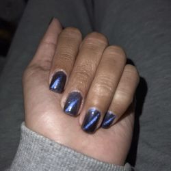 PT Nails - Blueish purple cat eye