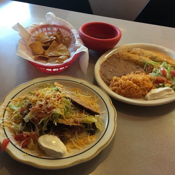 Jenny's Mexican Food - Two enchiladas & two tacos - Mexican Near Me - Limon, Colorado