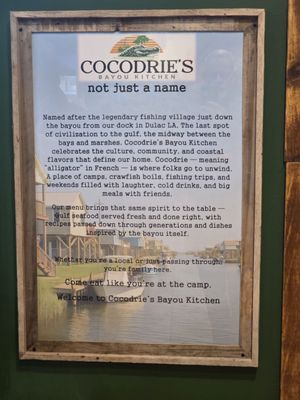 Menu photo 2 Cocodrie’s Bayou Kitchen North Richland Hills, TX Menu photo 2 Cocodrie’s Bayou Kitchen North Richland Hills, TX