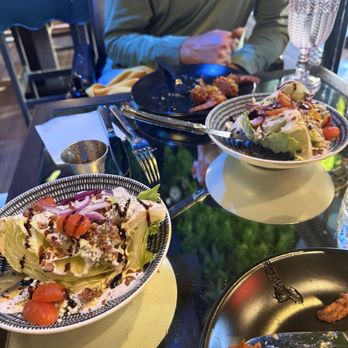 Freddy’s Chophouse - Wedge salad and coconut shrimp - American Near Me - San Diego, California
