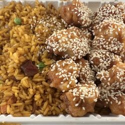 Thai Basil - L14. Sesame Chicken Lunch Special