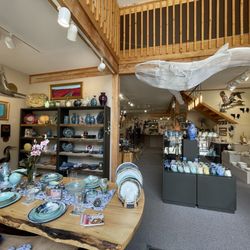 Edgecomb Potters Gallery - Interior by entrance