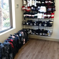 Lots of tights, tall socks for girls and backpacks