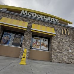 McDonald's - Exterior view of building with grey California sky again gray California concrete Photo Courtesy of Jade Ann Byrne eGirl4Rent