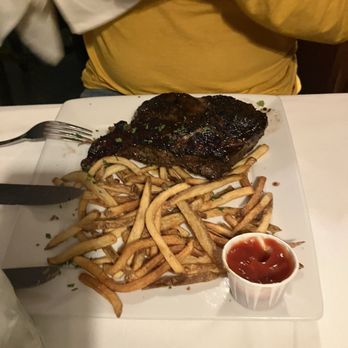 The Speakeasy - Smoked rib eye with fries - New American Near Me - Holdrege, Nebraska The Speakeasy - Smoked rib eye with fries - New American Near Me - Holdrege, Nebraska