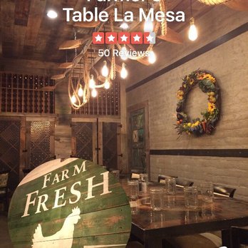 Farmer's Table - Very fun - New American Near Me - La Mesa, California