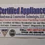 Photo of Certified Appliance, Handyman & Construction Technologies