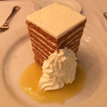 Ocean Prime - 10 layer carrot cake - Seafood Near Me - Boston, Massachusetts