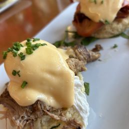 Eggs Cochon Benedict