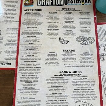 Grafton Oyster Bar - Menu - Cajun/Creole Near Me - Grafton, Illinois Grafton Oyster Bar - Menu - Cajun/Creole Near Me - Grafton, Illinois