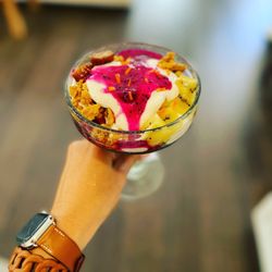 Chef Anna Masteller - Dragon fruit cheesecake trifle