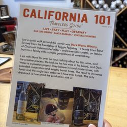 Dark Water Winery - Info about David and his partner